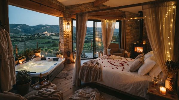 Top 5 love rooms pour un séjour romantique en Drôme